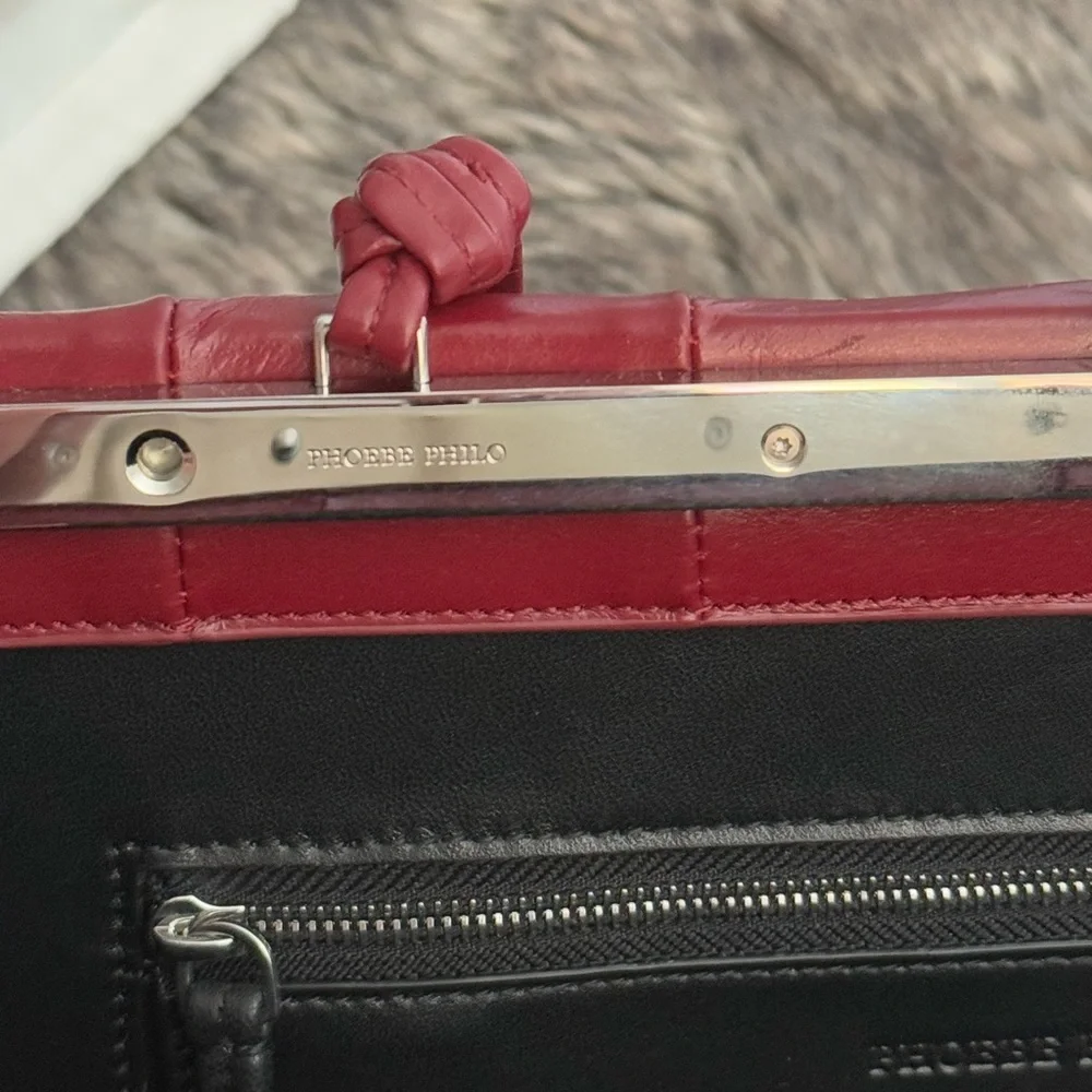 Phoebe Philo Drive Bag in Lipstick Red - Picture 9 of 10